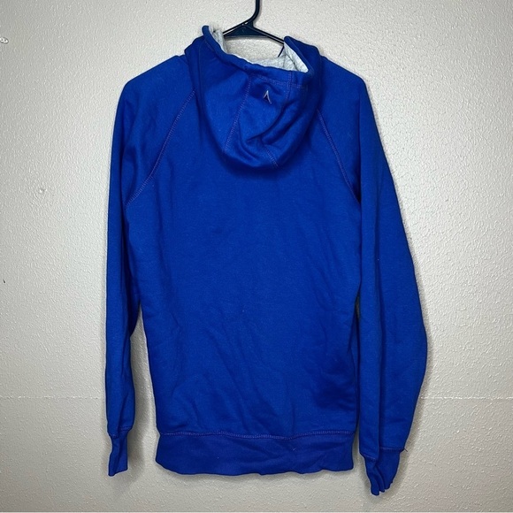 Chicago Cubs Mens Size Small Hoodie Full Zip Blue Logo Patch Pockets Baseball - Picture 6 of 6